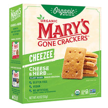 Wholesale Mary'S Gone Crackers Cheezee Cheese & Herb Plant Based Crackers 4 Oz Box- Bulk