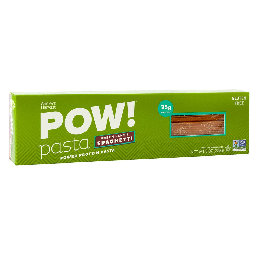 Wholesale Ancient Harvest Pow Pasta Green Lentil Spaghetti 8 Oz Box- Bulk