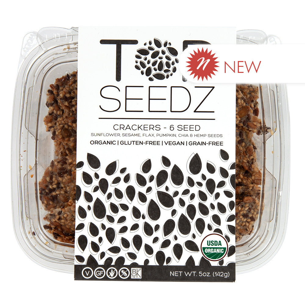 Wholesale Top Seedz - 6 Seed Crackers 5Oz- Bulk