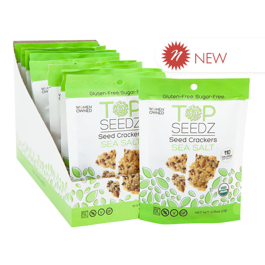 Wholesale Top Seedz - Sea Salt Snack Pack Cream - 0.75Oz- Bulk