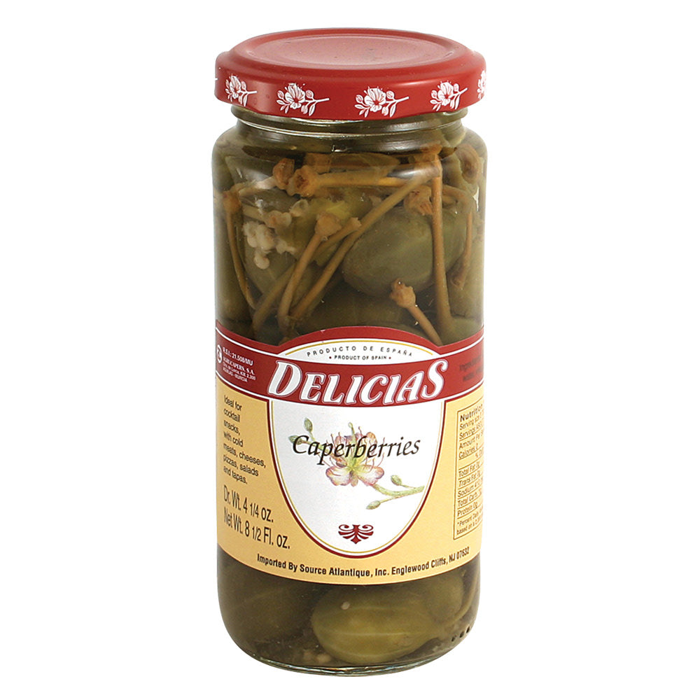 Wholesale Delicias Caperberries 8.5 Oz Jar- Bulk