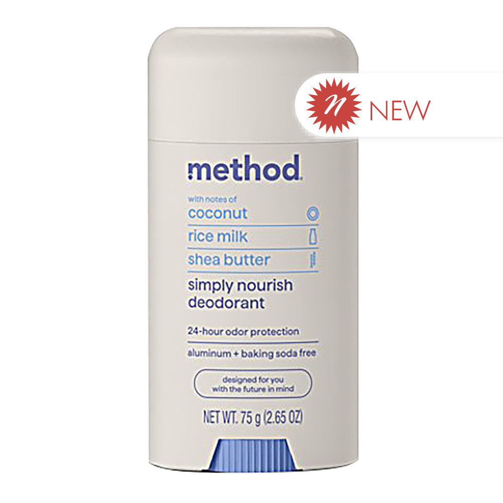 Wholesale Method - Deodornt - Simply Nourish - 2.65Oz-24ct Case Bulk