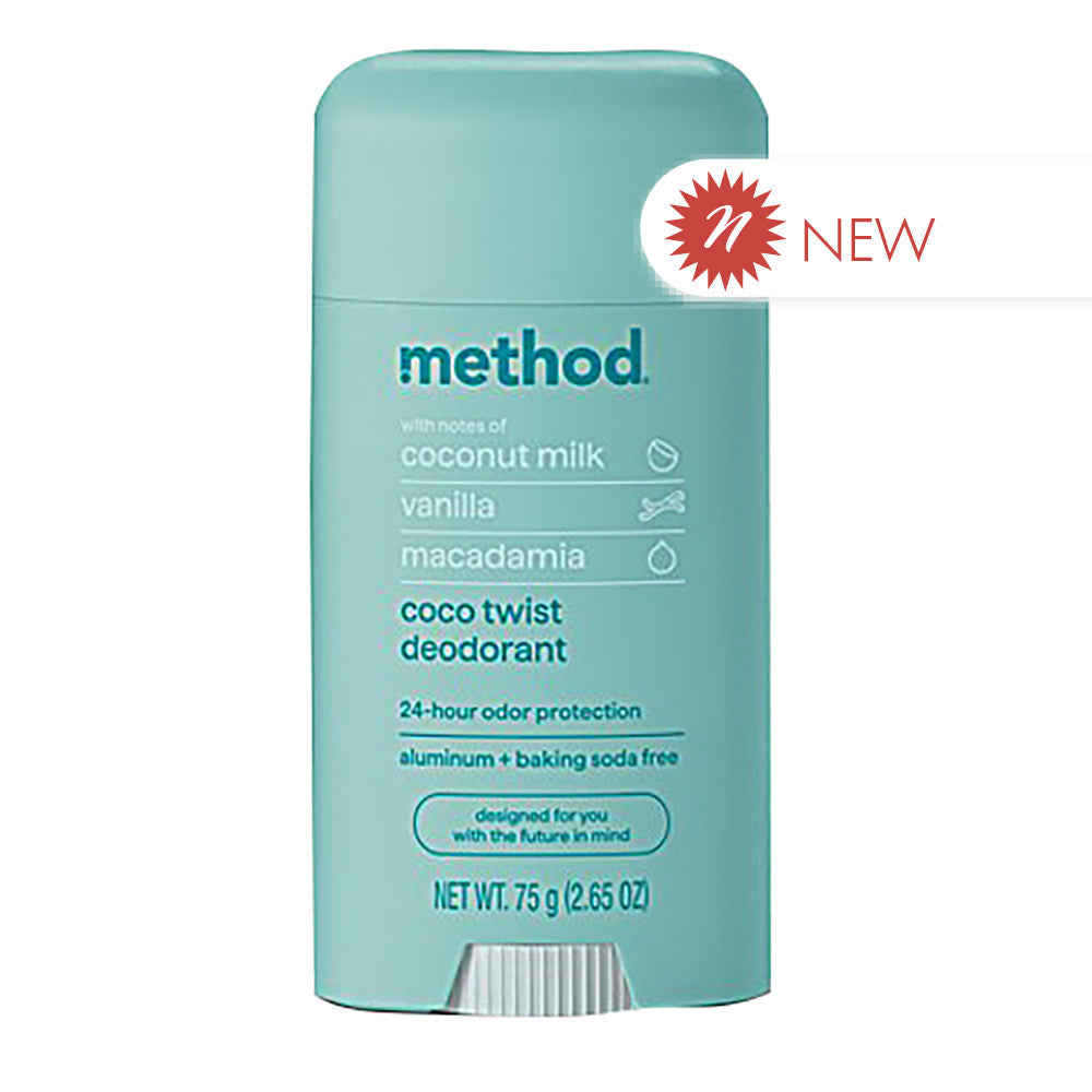 Wholesale Method - Deodornt - Coconut Milk - 2.65Oz- Bulk