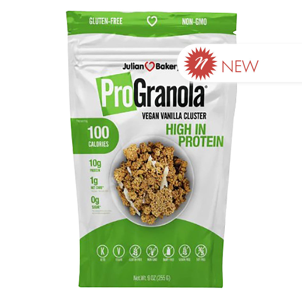 Wholesale Julian Bakery - Progranola Vegan Vanilla 9Oz-6ct Case Bulk