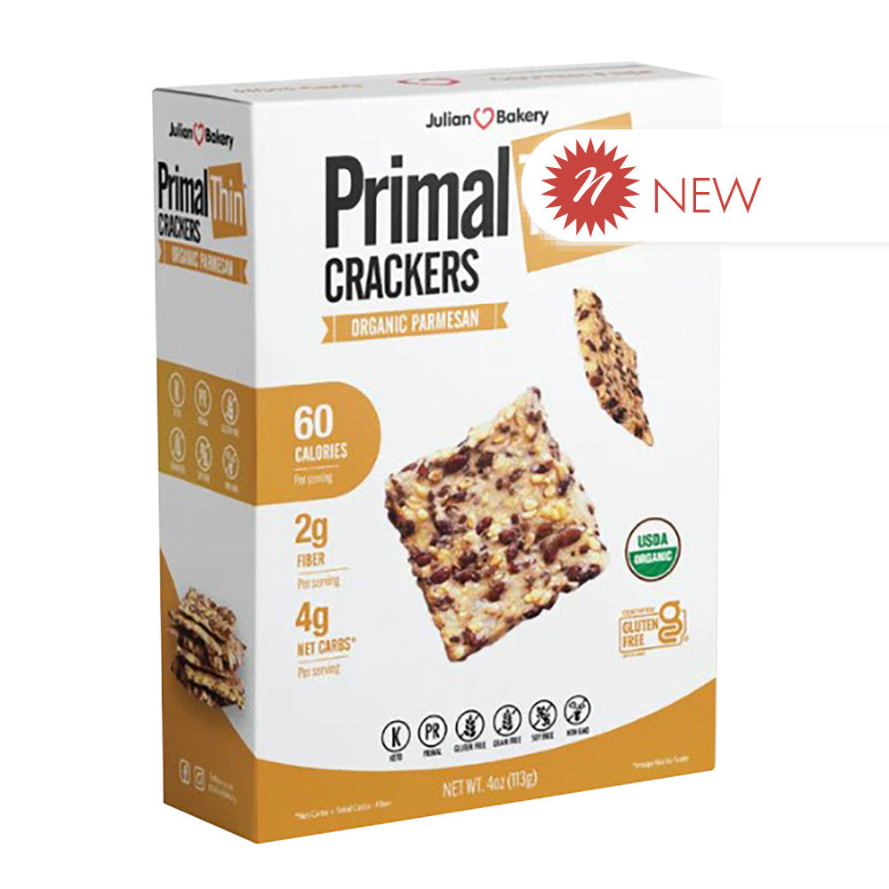 Wholesale Julian Bakery - Organic Primal Thin Crakr 4Oz-6ct Case Bulk