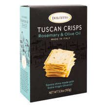 Wholesale Dolcetto Rosemary & Olive Oil Tuscan Crisps Box 5.3 oz Bag- Bulk