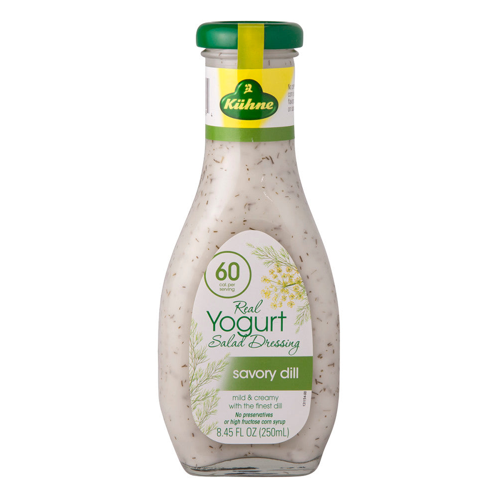 Wholesale Kuhne Savory Dill Yogurt Salad Dressing 8.45 Oz Bottle- Bulk