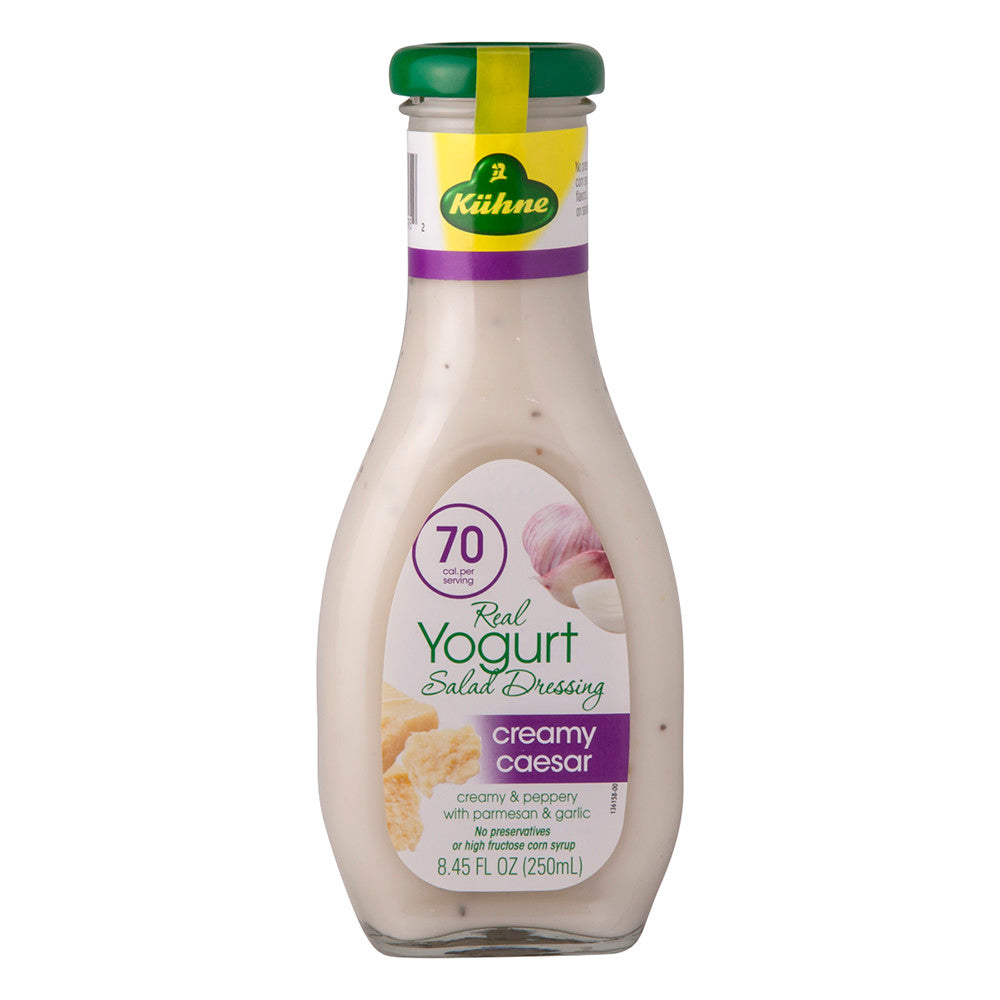 Wholesale Kuhne Creamy Caesar Yogurt Salad Dressing 8.45 Oz Bottle- Bulk