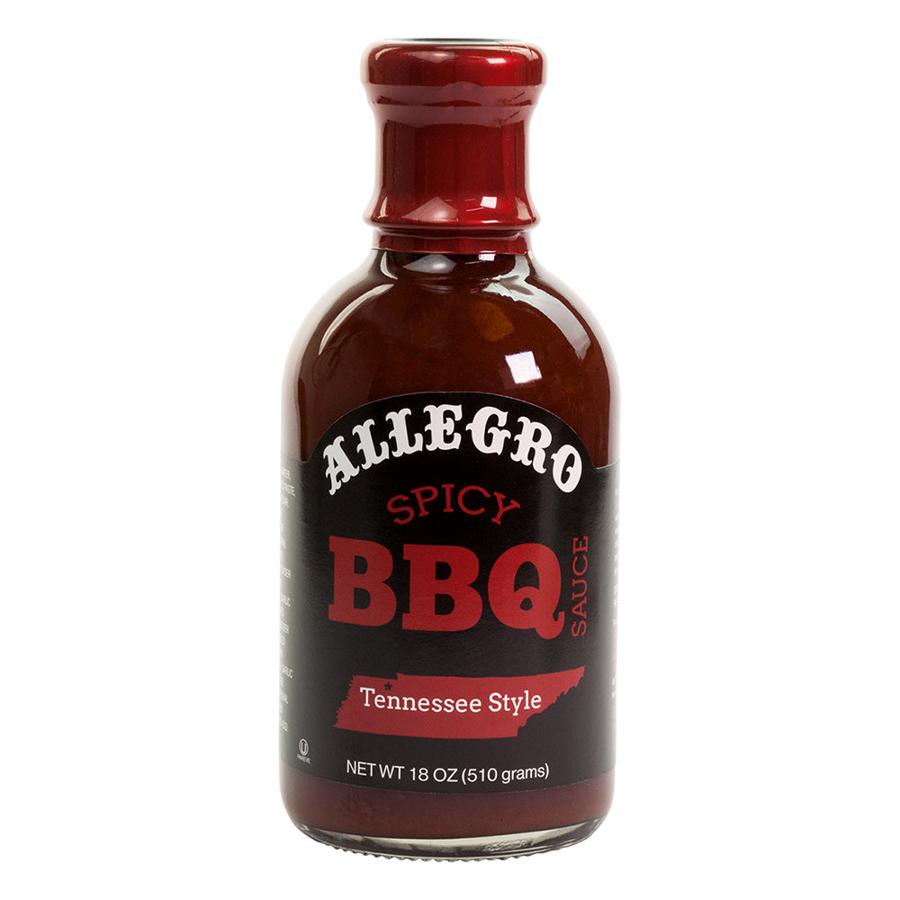 Wholesale Allegro Spicy Bbq Sauce 18 Oz Bottle-6ct Case Bulk