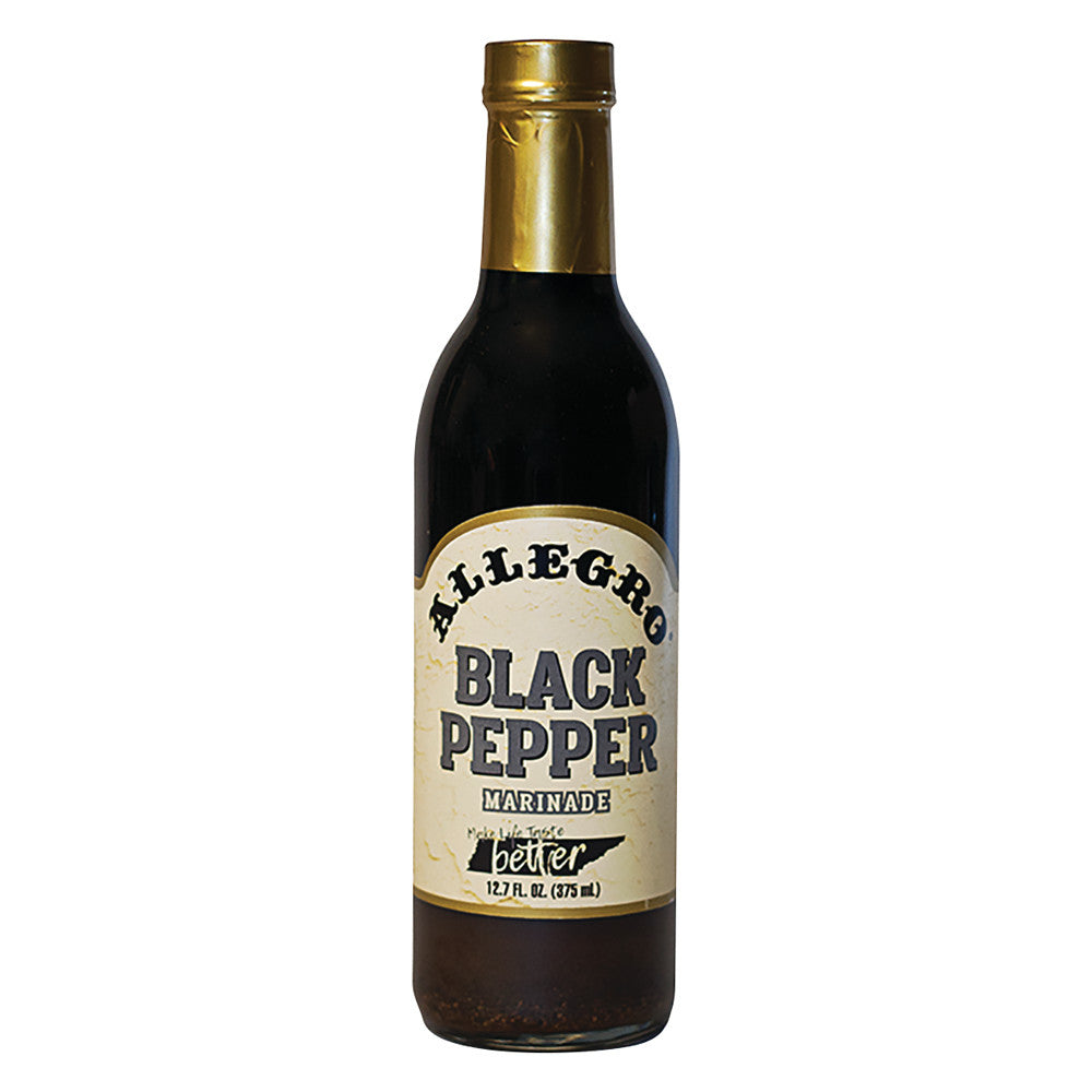 Allegro Black Pepper Marinade 12.7 Oz Bottle