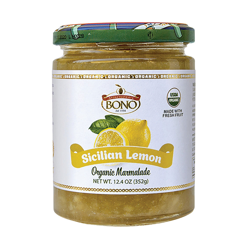 Wholesale Bono Organic Sicilian Lemon Marmalade 12.4 Oz Jar- Bulk