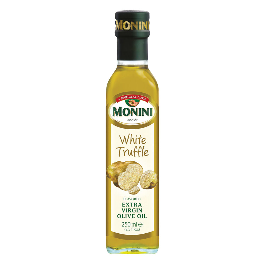 Wholesale Monini White Truffle Flavored Extra Virgin Olive Oil 250 Ml Bottle-6ct Case Bulk