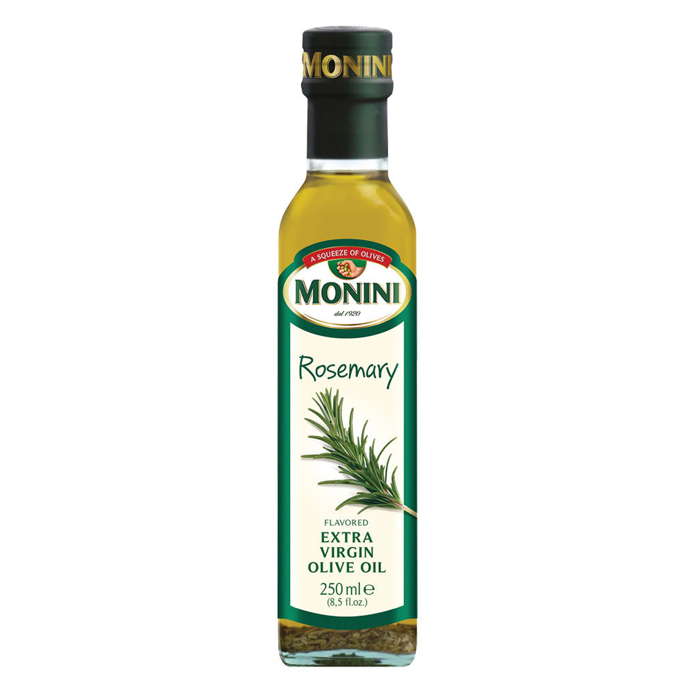 Wholesale Monini Rosemary Flavored Extra Virgin Olive Oil 250 Ml Bottle- Bulk