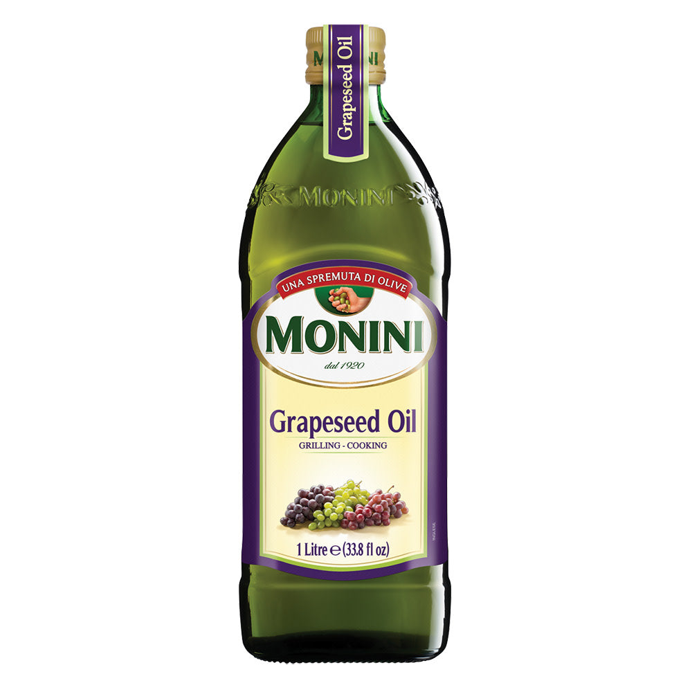 Wholesale Monini Grapeseed Oil 33.8 Oz Bottle-12ct Case Bulk