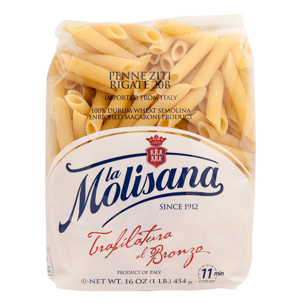 Wholesale La Molisana Penne Ziti Rigate Pasta 16 Oz Bag # 20B-12ct Case Bulk