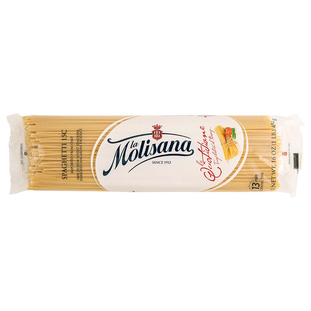 Wholesale La Molisana Spaghetti Pasta 16 Oz Bag # 15C-18ct Case Bulk