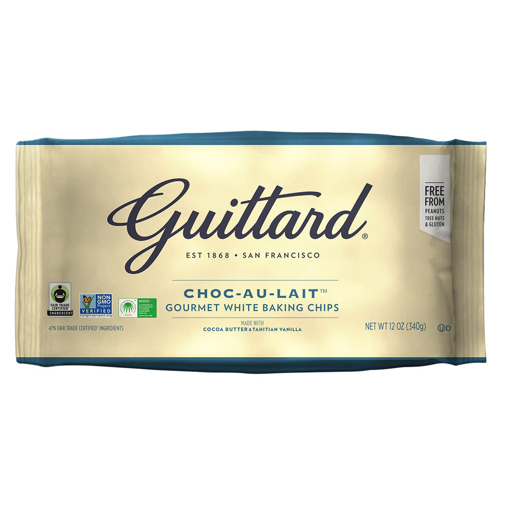 Wholesale Guittard Choc Au Lait Baking Chips 12 Oz Bag-12ct Case Bulk