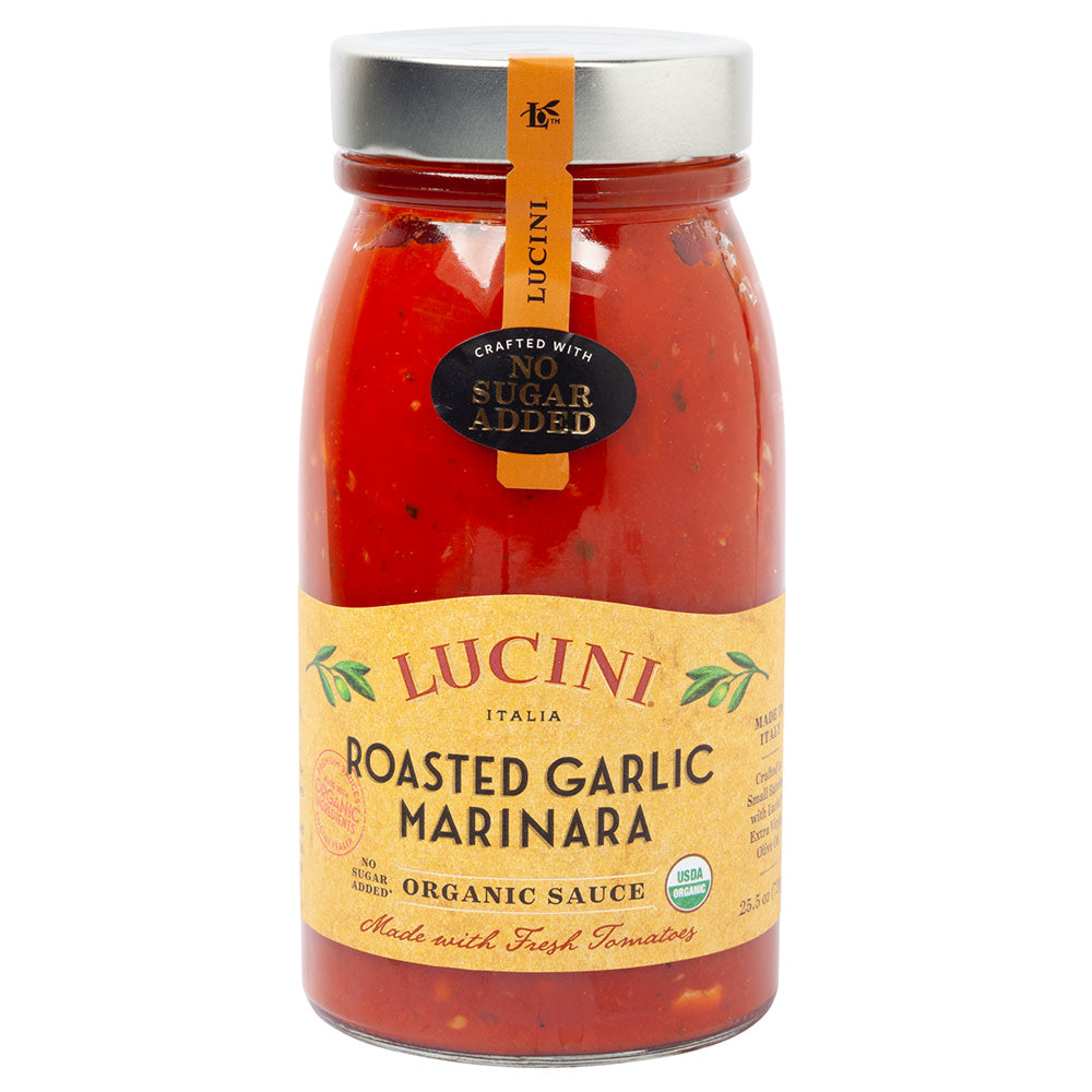 Wholesale Lucini Organic Pasta Sauce Rustic Garlic Marinara 25.5 Oz-6ct Case Bulk