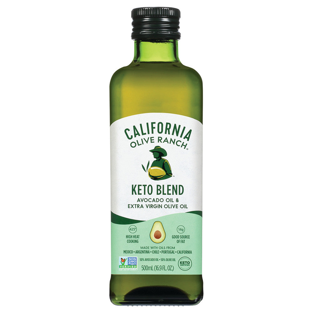 California Olive Ranch Avocado & Extra Virgin Olive Oil Keto Blend 16.9 Oz Bottle