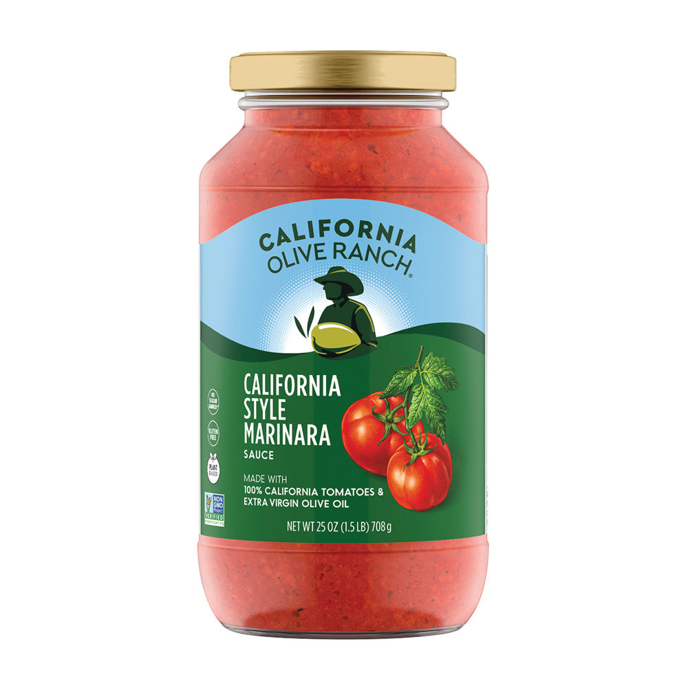 California Olive Ranch Marinara Sauce 25 Oz Jar