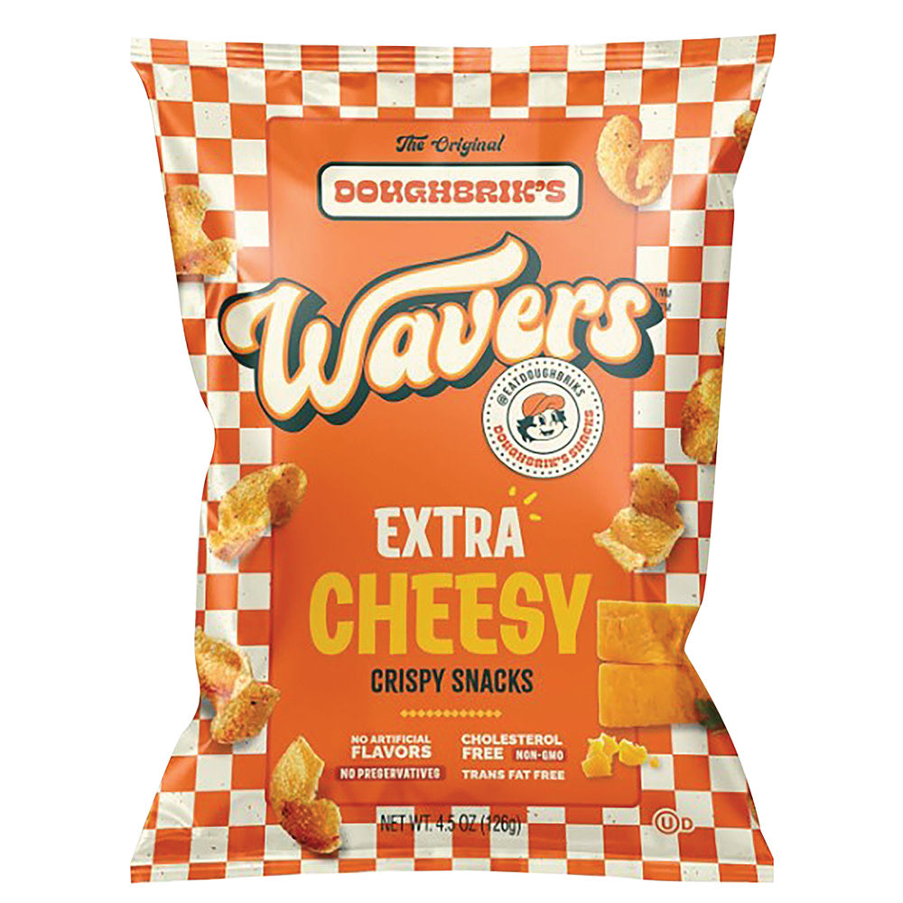 Wholesale Doughbrik'S Wavers - Extra Cheesy - 4.5Oz- Bulk