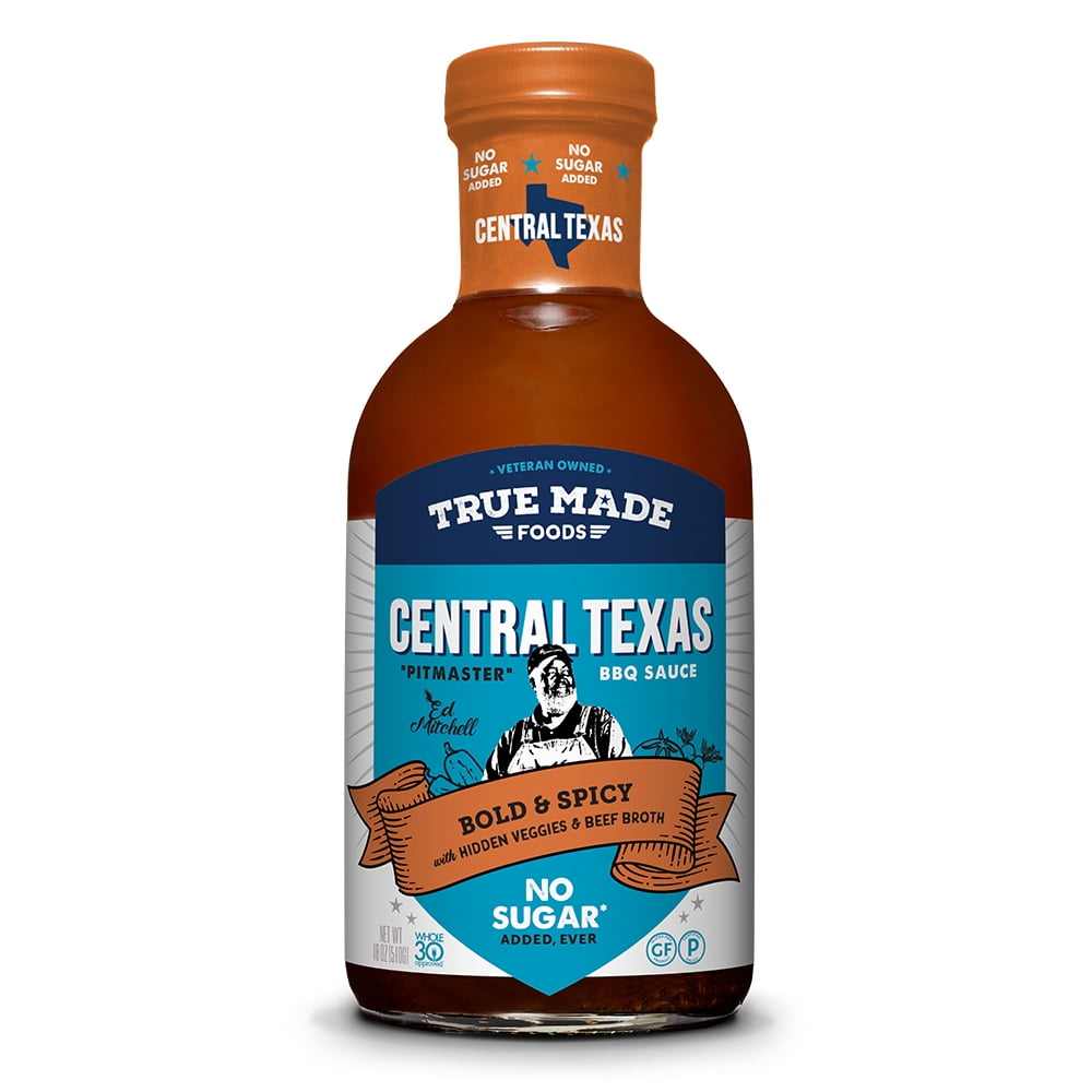 True Made Sauce Central Texas BBQ 18 oz