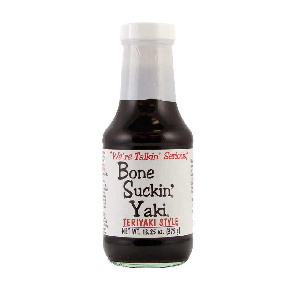 Wholesale Bone Suckin' Yaki Teriyaki Style Sauce 13.25 Oz Bottle-12ct Case Bulk