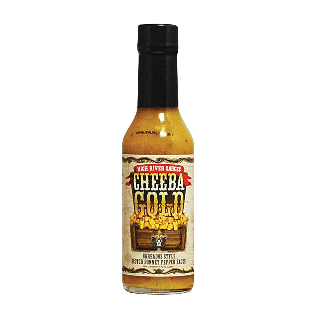 Wholesale High River Sauces Cheeba Gold Pepper Sauce 5 Oz Bottle-12ct Case Bulk