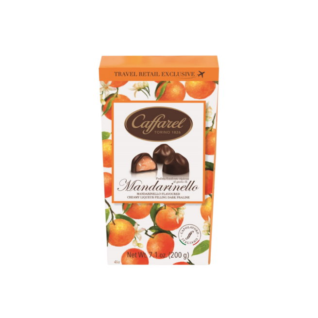 Wholesale Caffarel Chocolate Filled With Mandarin Liqueur 200 GR-12ct Case Bulk