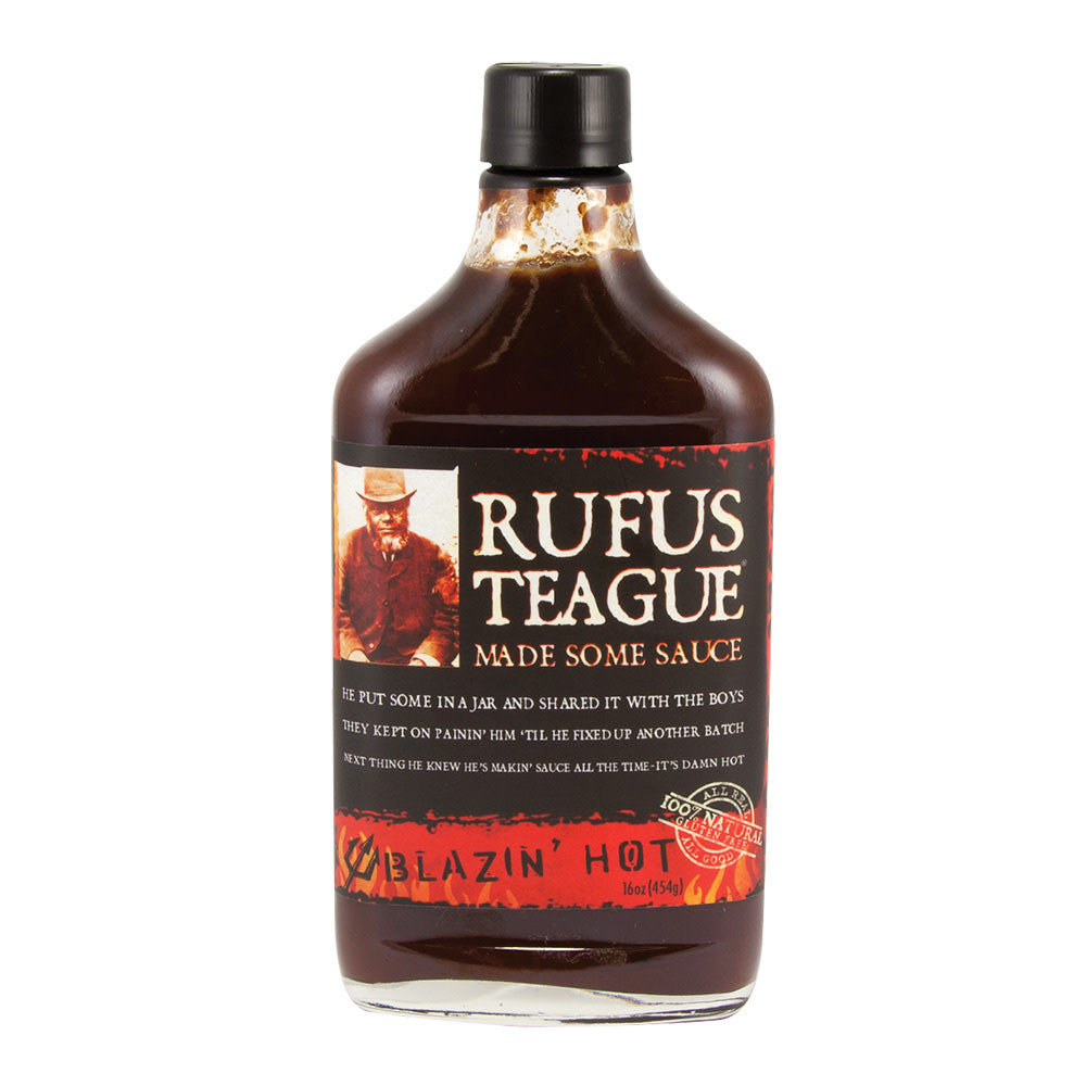 Wholesale Rufus Teague Blazin' Hot Bbq Sauce 16 Oz Bottle- Bulk