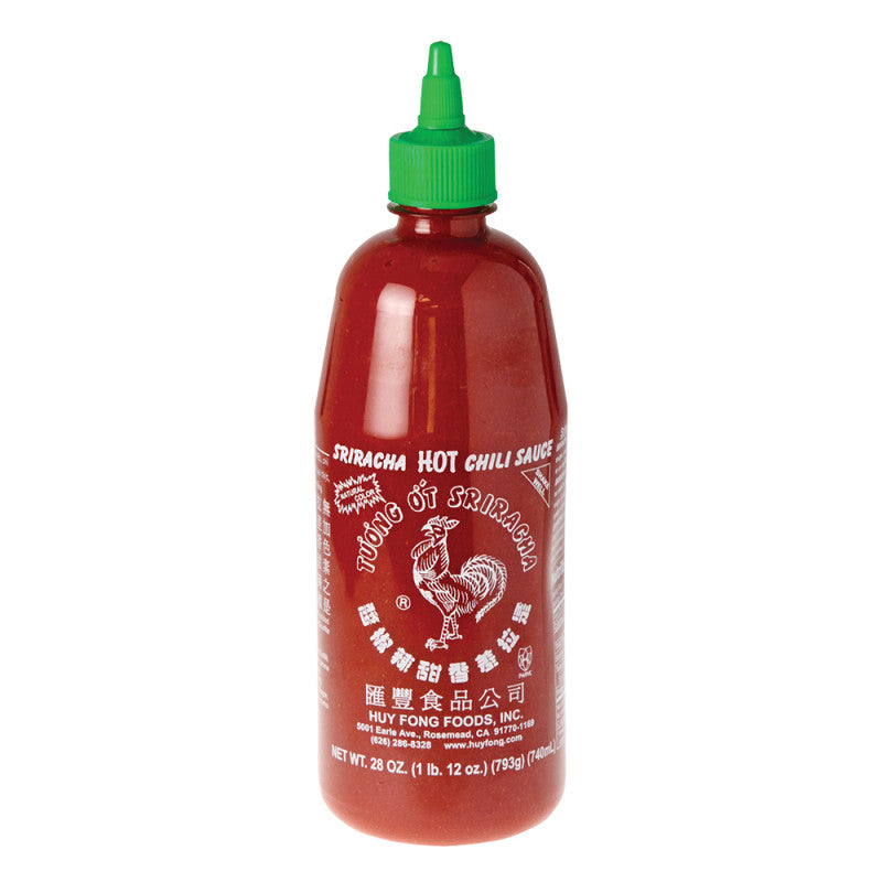 Wholesale Huy Fong Sriracha Sauce 28 Oz Squeeze Bottle - 12ct Case Bulk