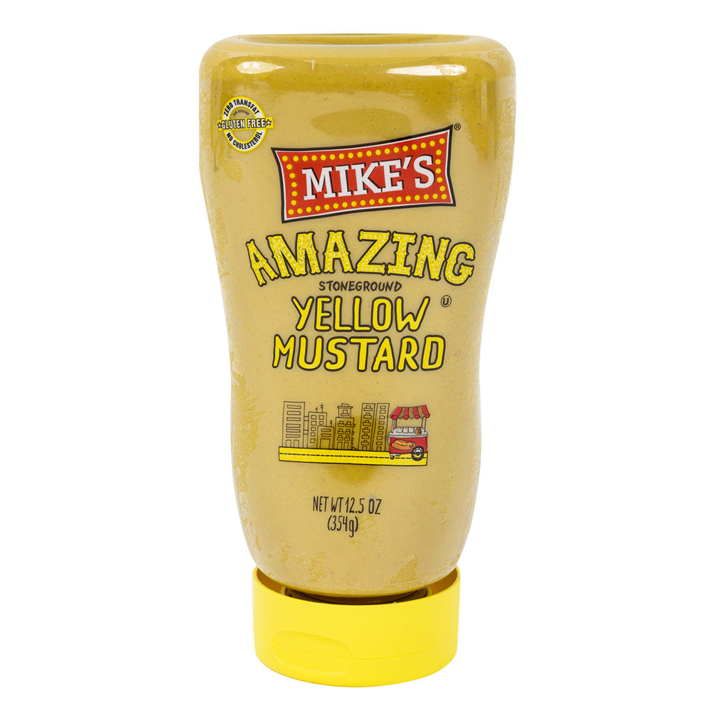 Wholesale Mike'S Amazing Stoneground Yellow Mustard 12.5 Oz Bottle- Bulk
