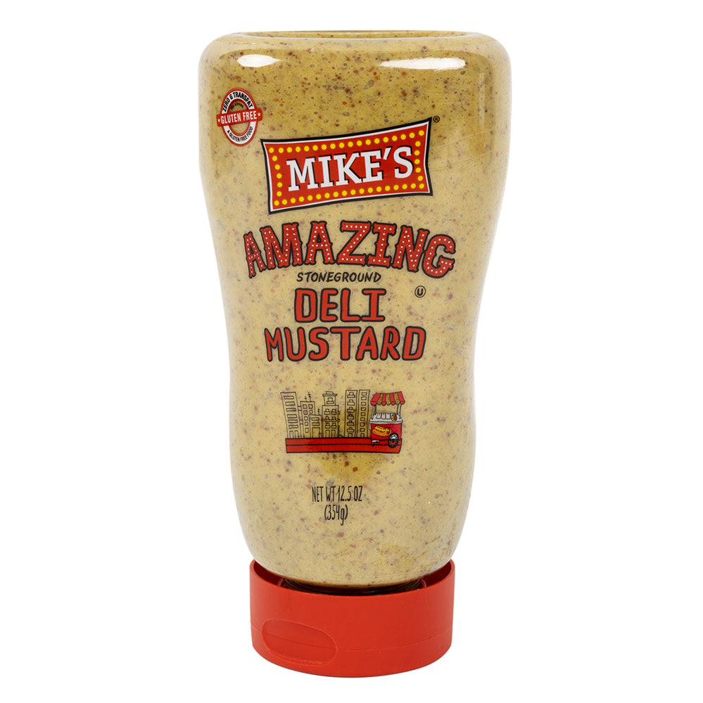 Wholesale Mike'S Amazing Stoneground Deli Mustard 12.5 Oz Bottle- Bulk