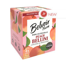 Wholesale Belvoir Farm Peach Bellini Mocktail 8.4 Oz Can 4 Count- Bulk