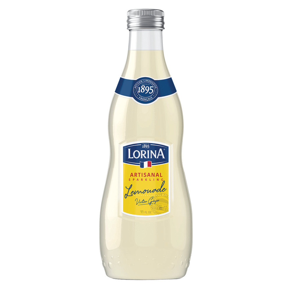 Lorina Lemon Naturally Flavored Sparkling Soda 11.1 Oz Bottle