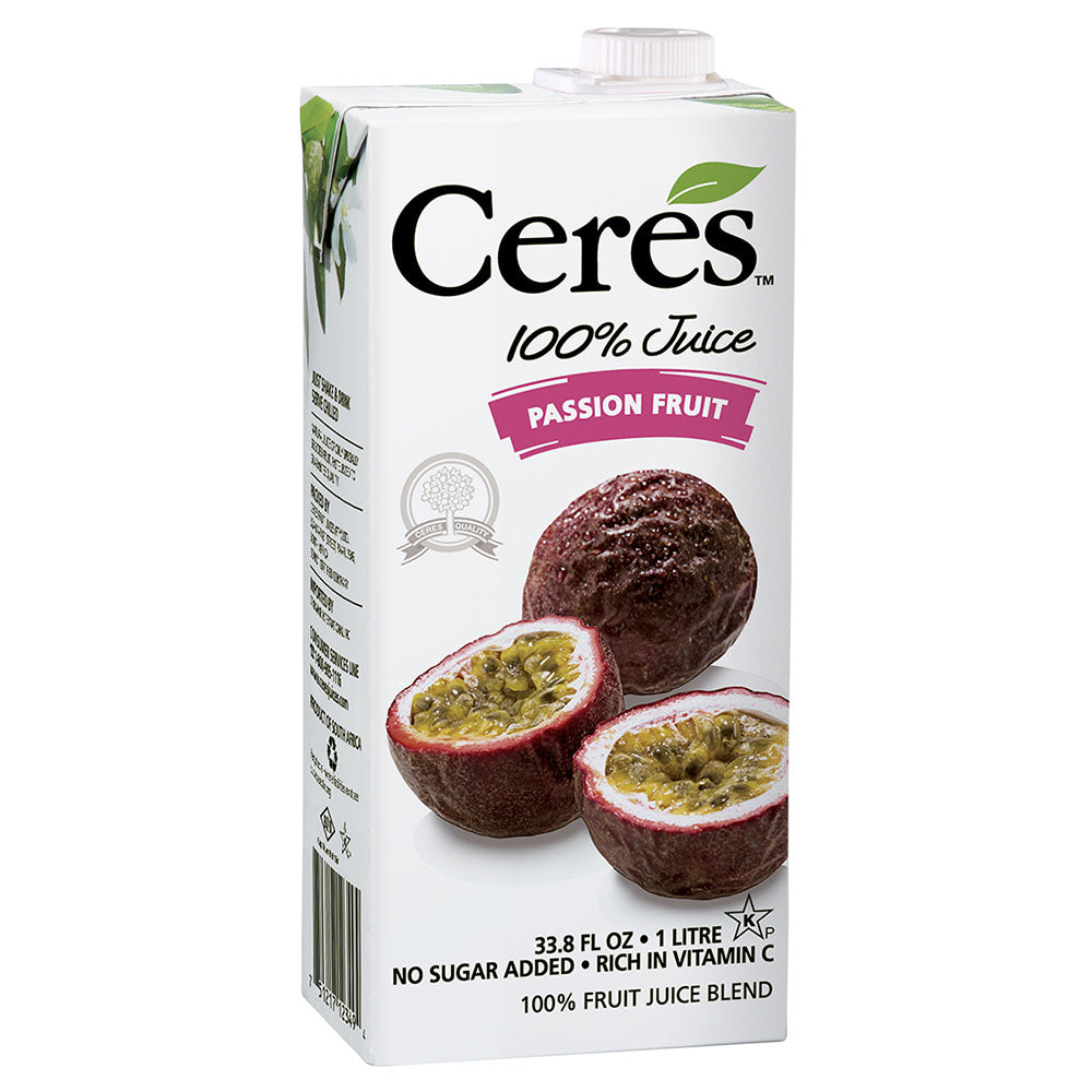 Wholesale Ceres Passion Fruit Juice 33.8 Oz Box- Bulk