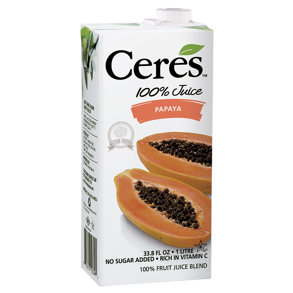 Ceres Papaya Juice 33.8 Oz Box
