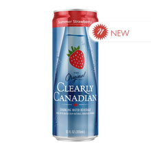 Wholesale Clearly Canadian Summer Strawberry 12 Oz Can- Bulk