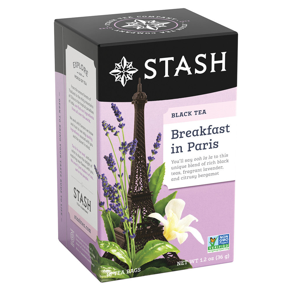 Wholesale Stash Breakfast In Paris Black Tea 18 Ct Box-6ct Case Bulk