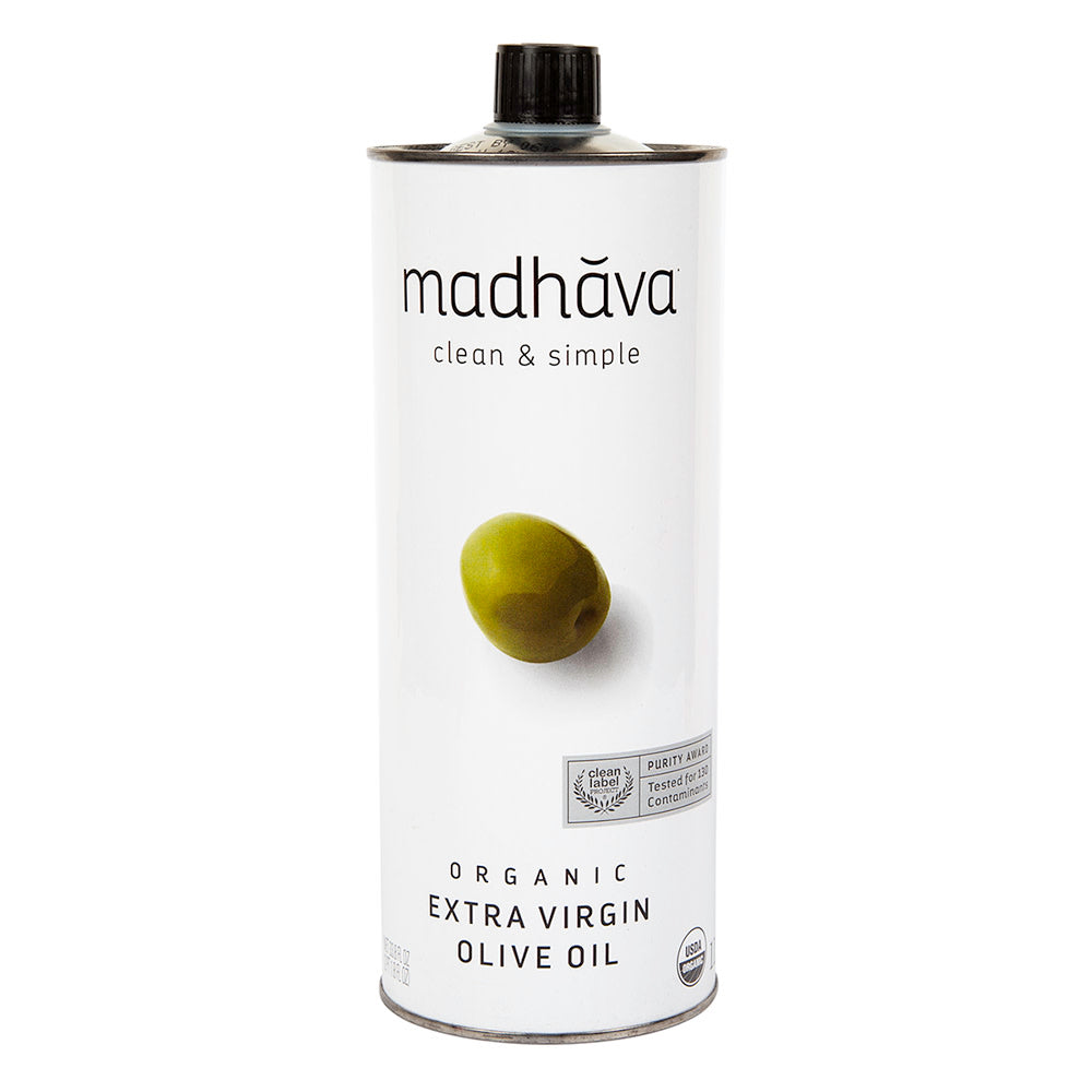 Wholesale Madhava Extra Virgin Olive Oil 33.8 Oz Bottle- Bulk