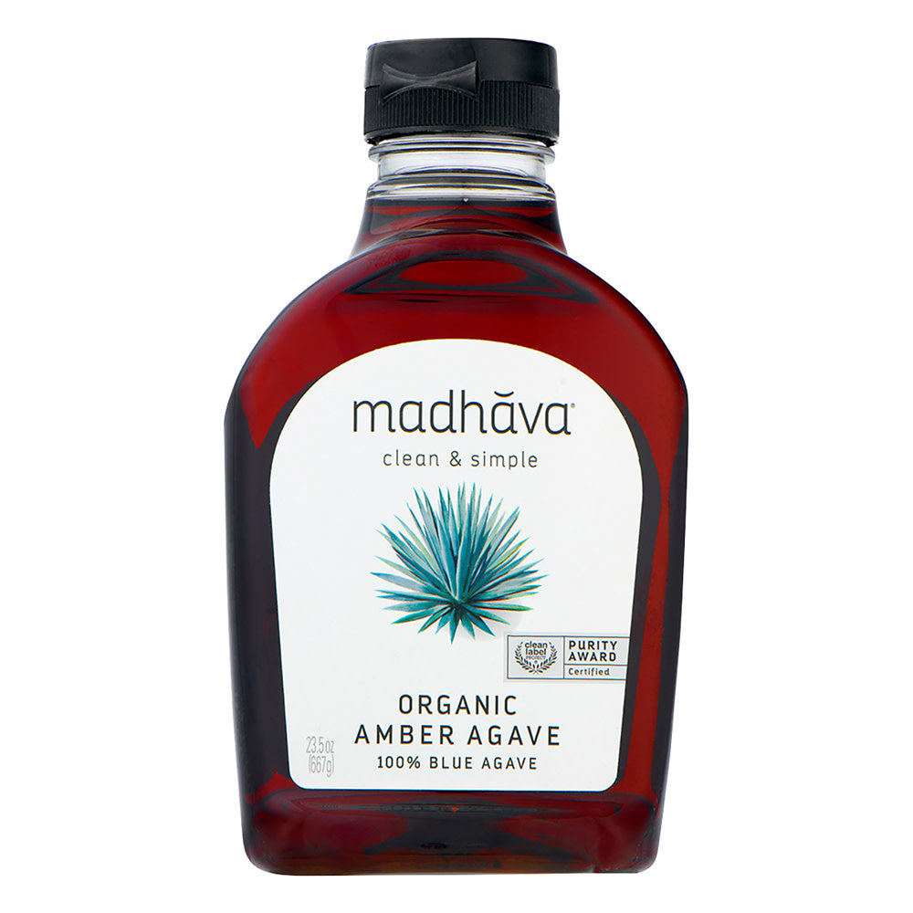 Wholesale Madhava Amber Agave Nectar 23.5 Oz Bottle- Bulk