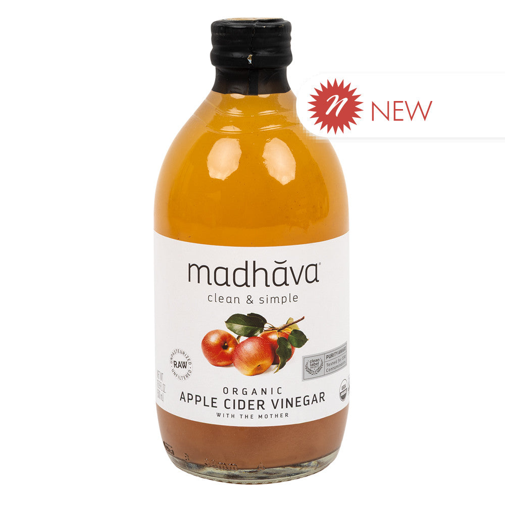Wholesale Madhava - Organic Apple Cider Vinegar - 16.9Oz- Bulk