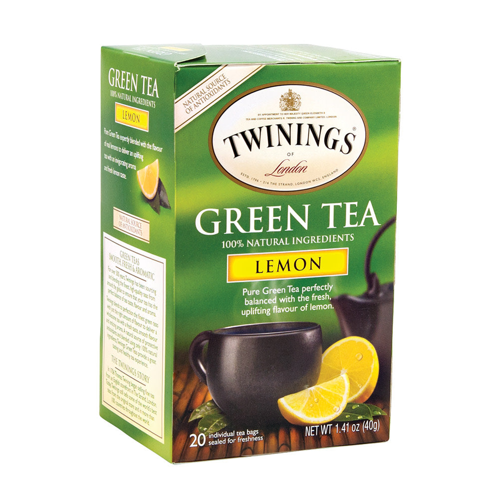 Wholesale Twinings Lemon Green Tea 20 Ct Box- Bulk