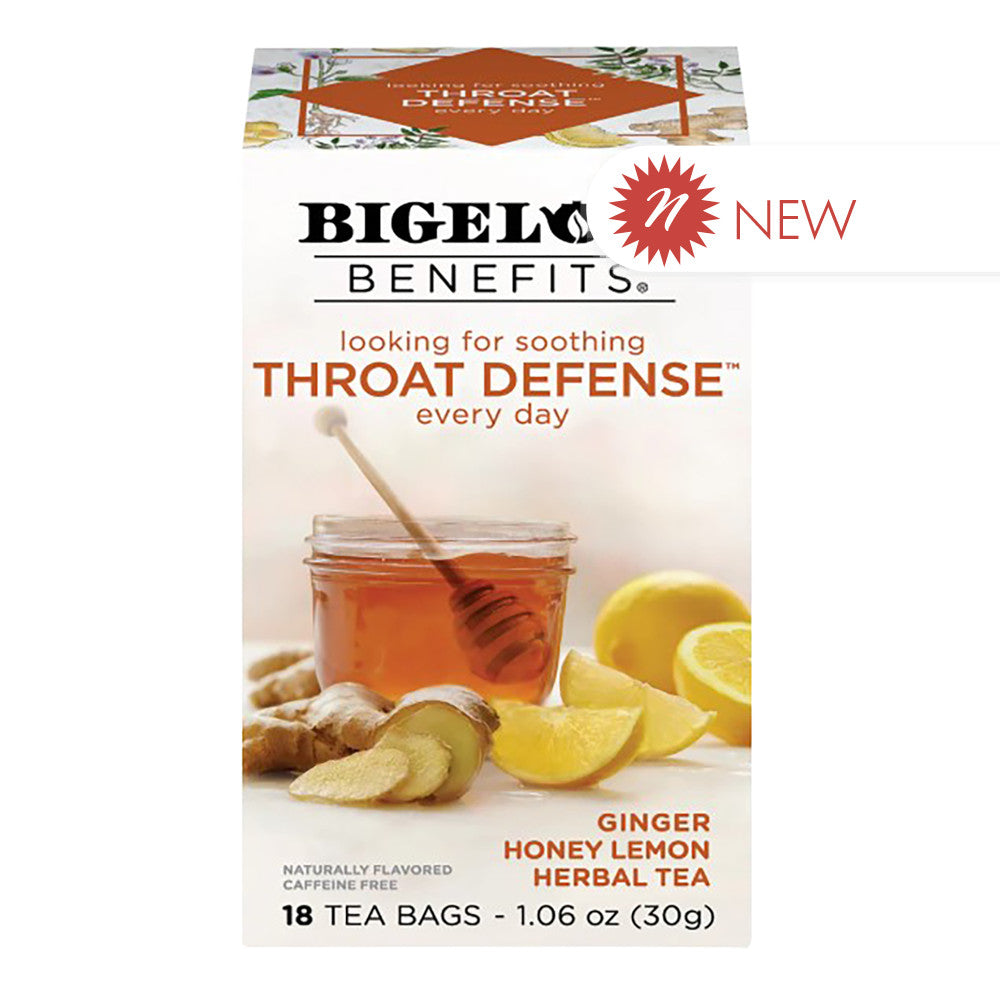 Wholesale Bigelow - Benefits - Ginger Herbal Honey - 18Ct - Pk6- Bulk