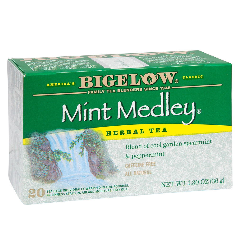 Bigelow Mint Medley Herbal Tea 20 Ct Box