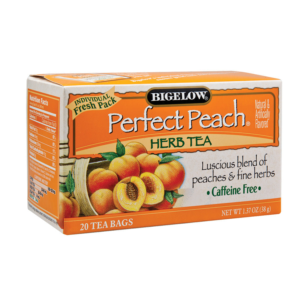 Wholesale Bigelow Perfect Peach Herb Tea 20 Ct Box- Bulk