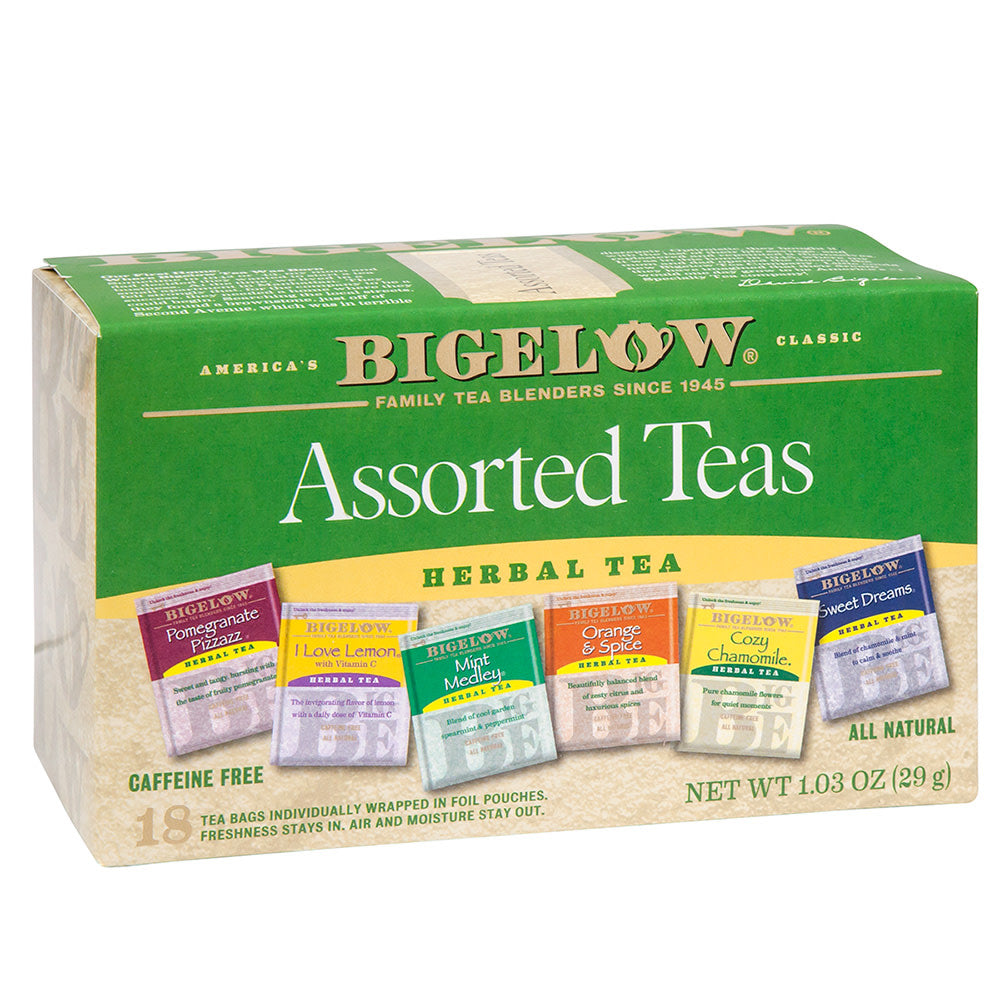 Bigelow Assorted Herbal Tea 18 Ct Box