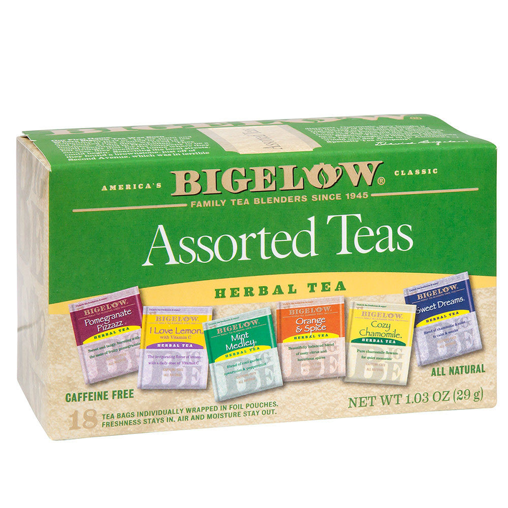 Wholesale Bigelow Assorted Herbal Tea 18 Ct Box- Bulk