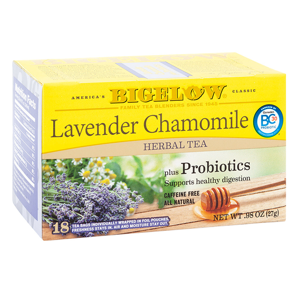 Wholesale Bigelow Lavender Chamomile Tea With Probiotics 18 Ct Box- Bulk