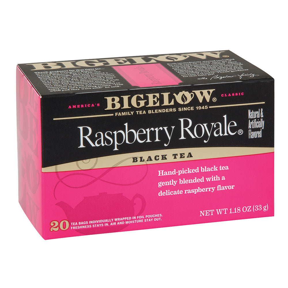 Wholesale Bigelow Raspberry Royale Black Tea 20 Ct Box- Bulk
